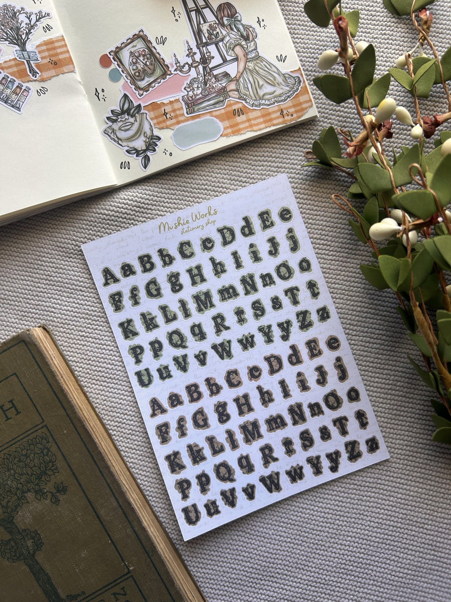 Paint Splatter Letters