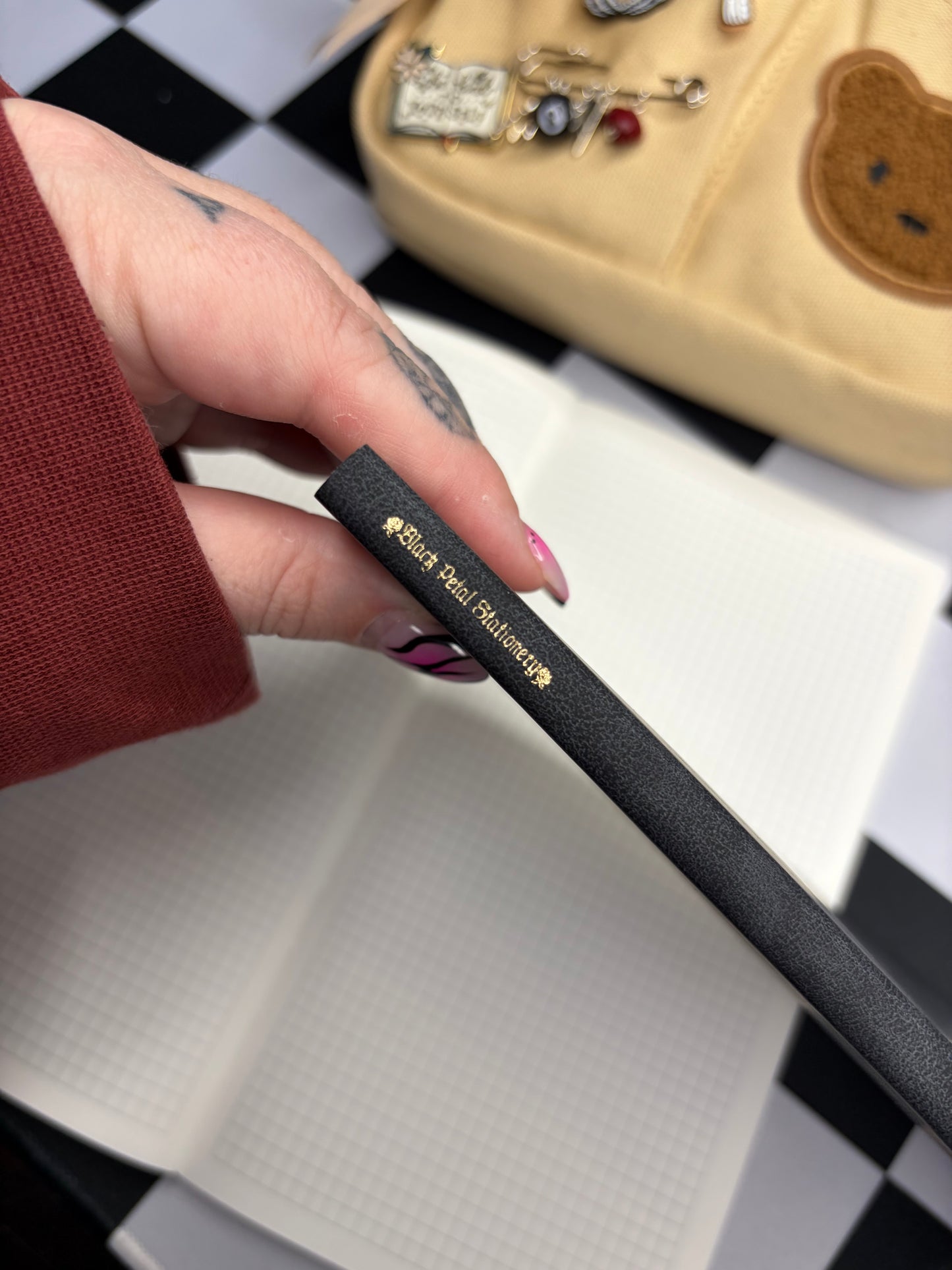 Smokey Wilting Petal Travelers Notebook