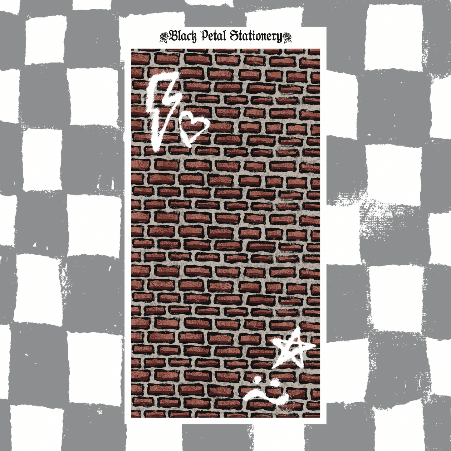 brick wall tn sticker insert