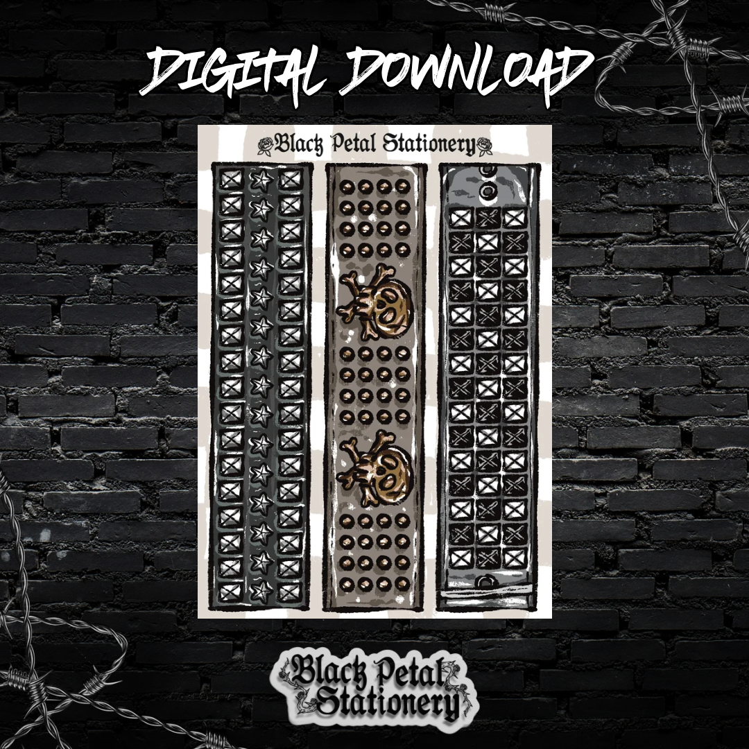 Studded Belts - Digital Sticker
