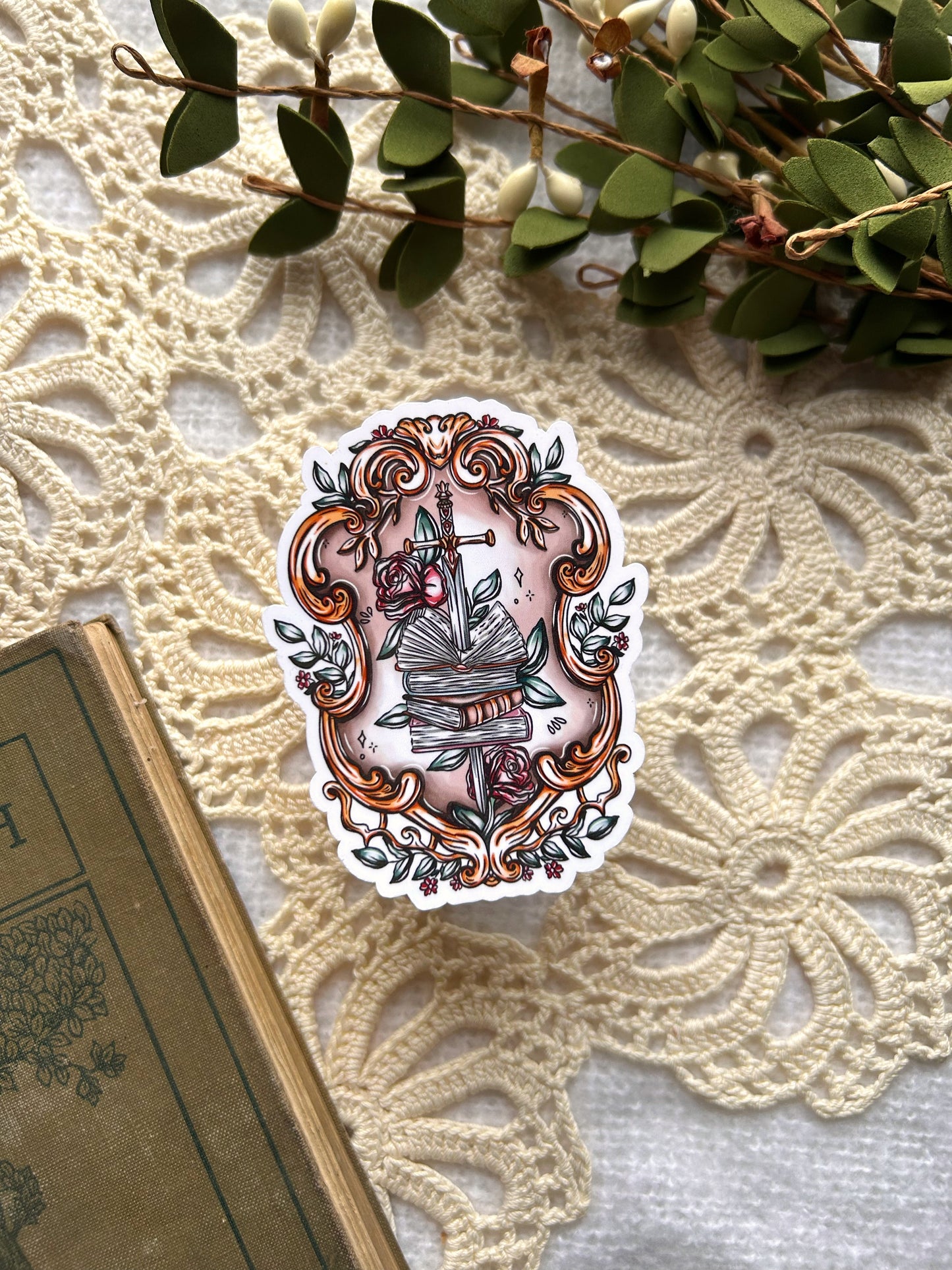 Book Crest Vinyl