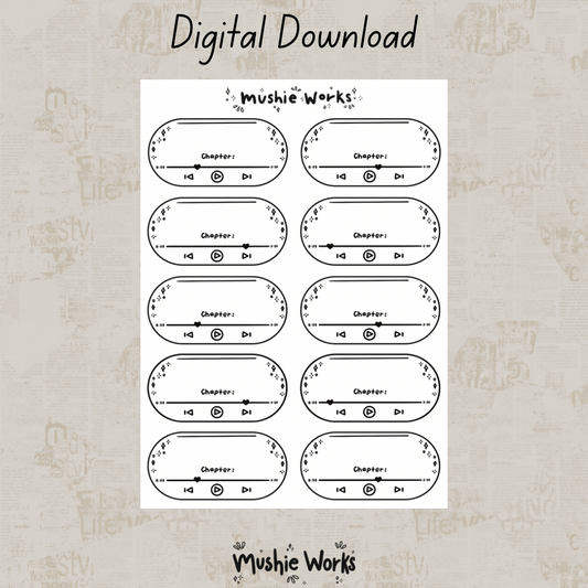 Audiobook Bubble Black - Digital Download