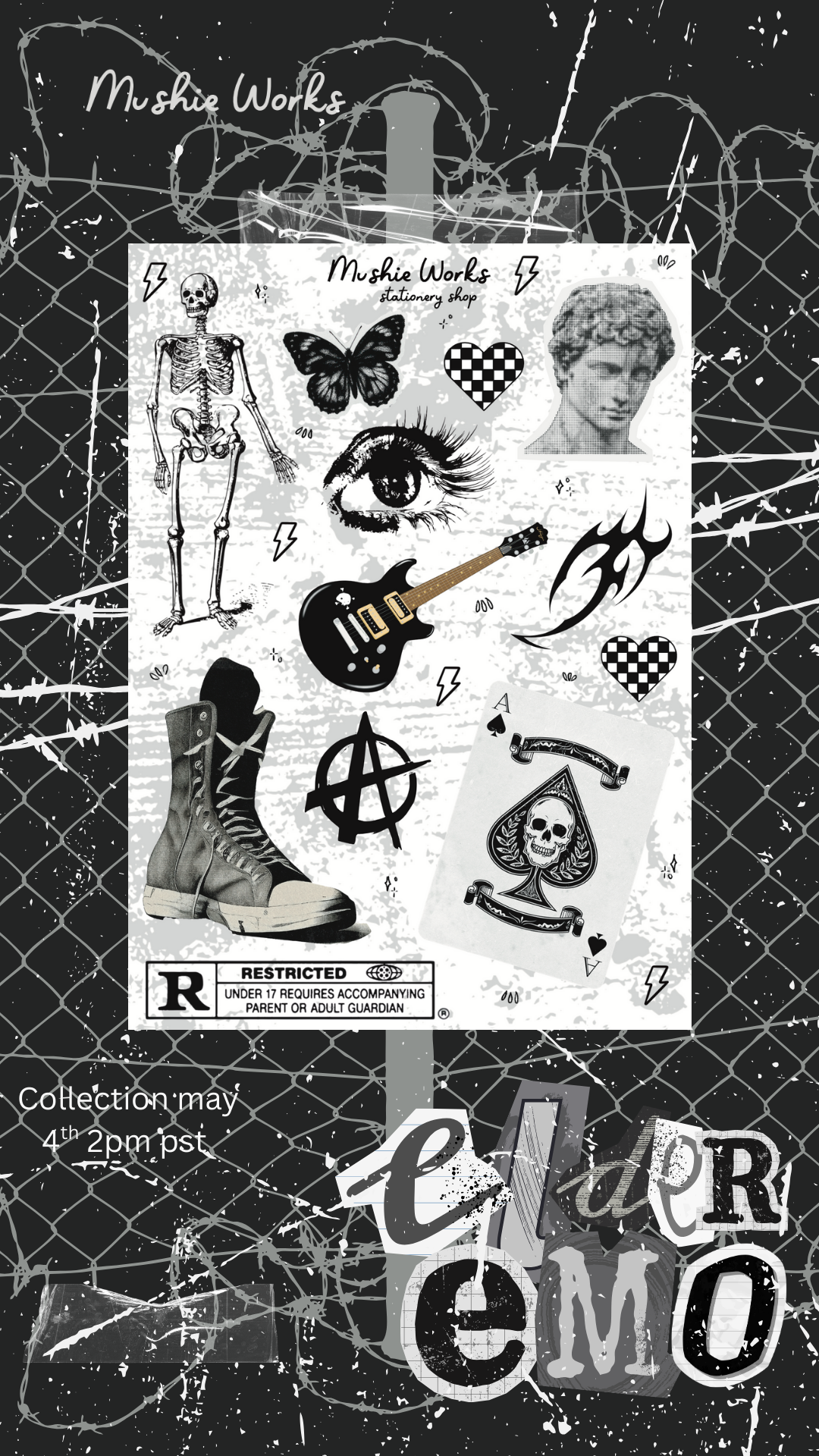 Elder Emo Collection - Digital Sticker Pack
