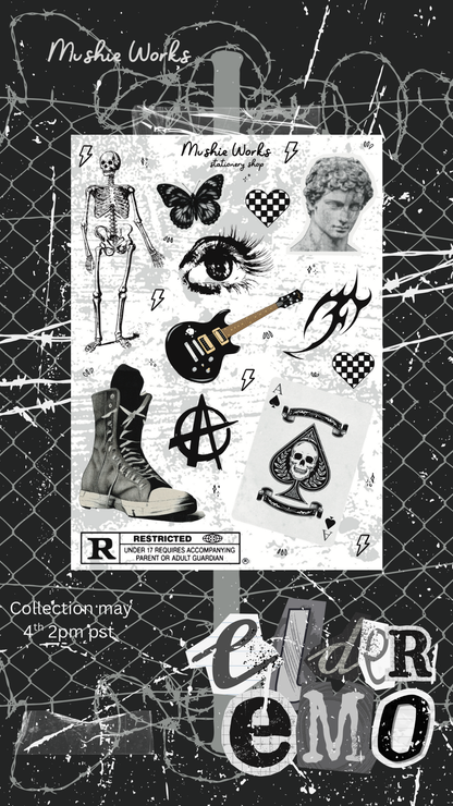 Elder Emo Collection - Digital Sticker Pack