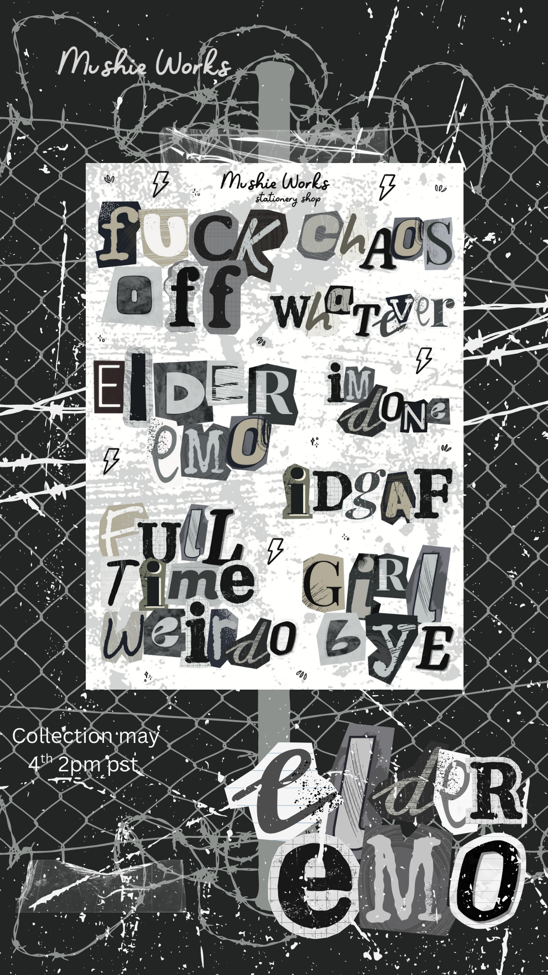 Elder Emo Collection - Digital Sticker Pack