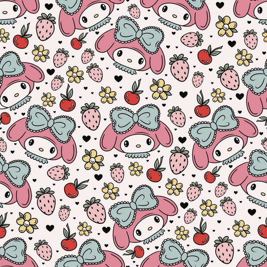 My Melody Scrapbook Paper