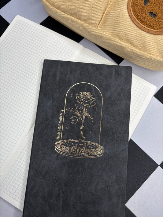 Smokey Wilting Petal Travelers Notebook