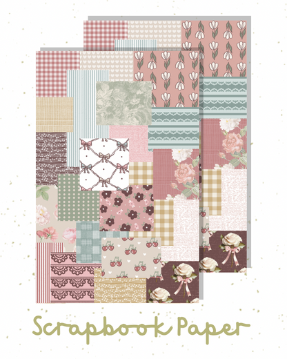 Coquette Scrapbook Paper Pack