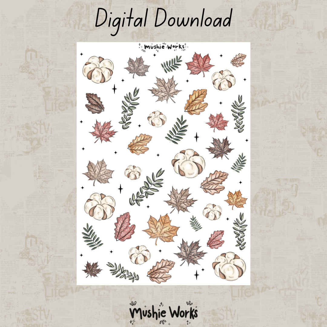Autumn Leaves  - Digital Download