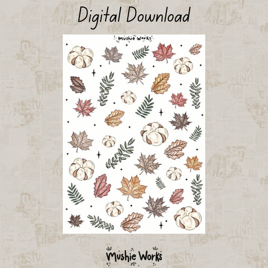 Autumn Leaves  - Digital Download