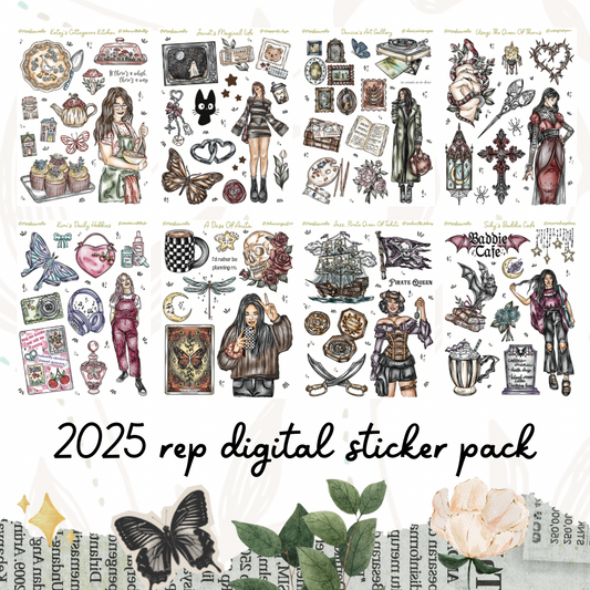 2025 Rep Sticker Bundle - Digital Sticker Pack