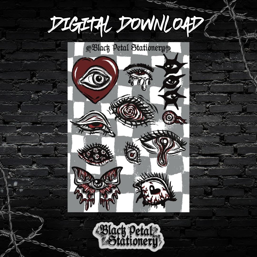 Crazy Eyes - Digital Sticker