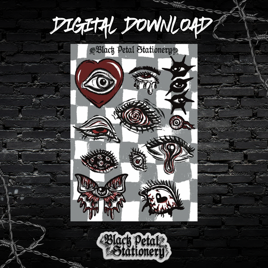 Crazy Eyes - Digital Sticker