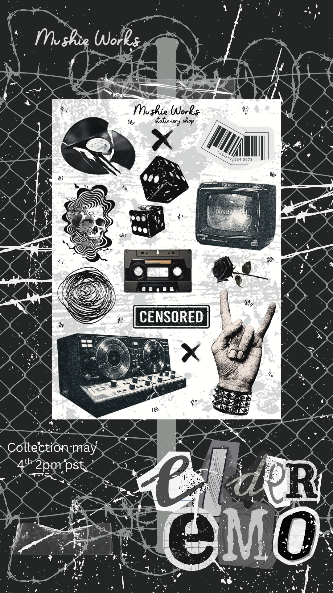 Elder Emo Collection - Digital Sticker Pack