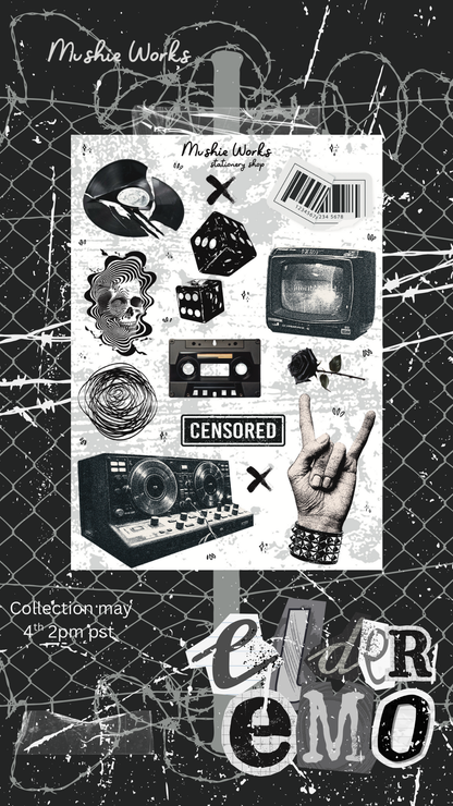Elder Emo Collection - Digital Sticker Pack