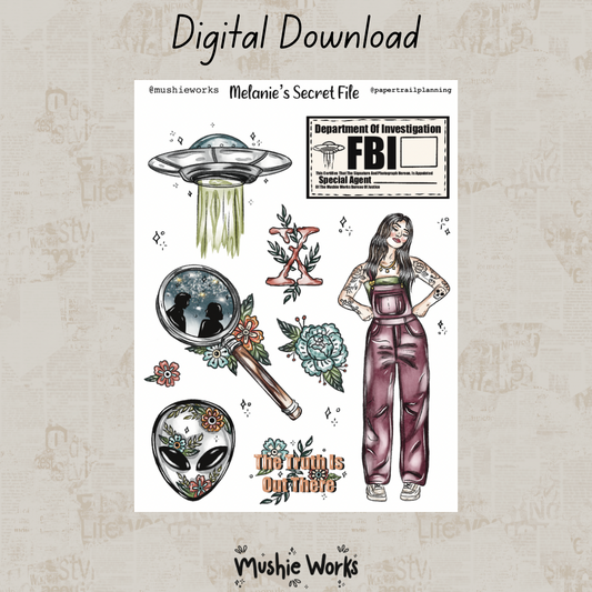 Melanie's Secret File - Digital Download