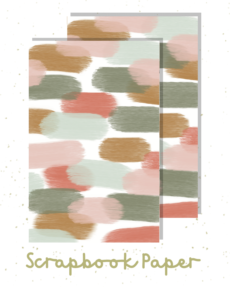 Brush Stroke Scrapbook Paper