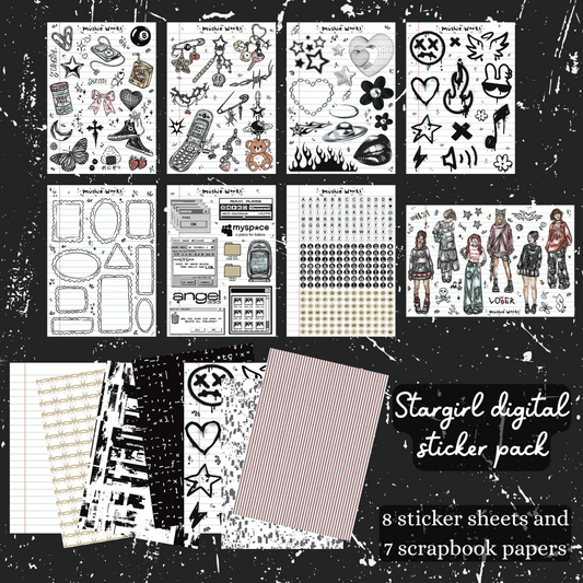Stargirl Collection Sticker Bundle - Digital Sticker Pack