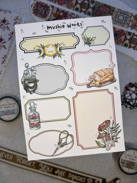 Witch Deco Tags