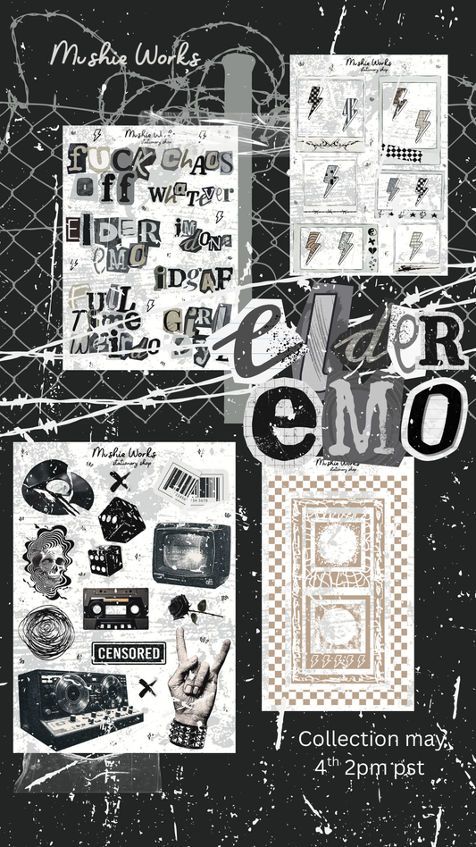 Elder Emo Collection - Digital Sticker Pack