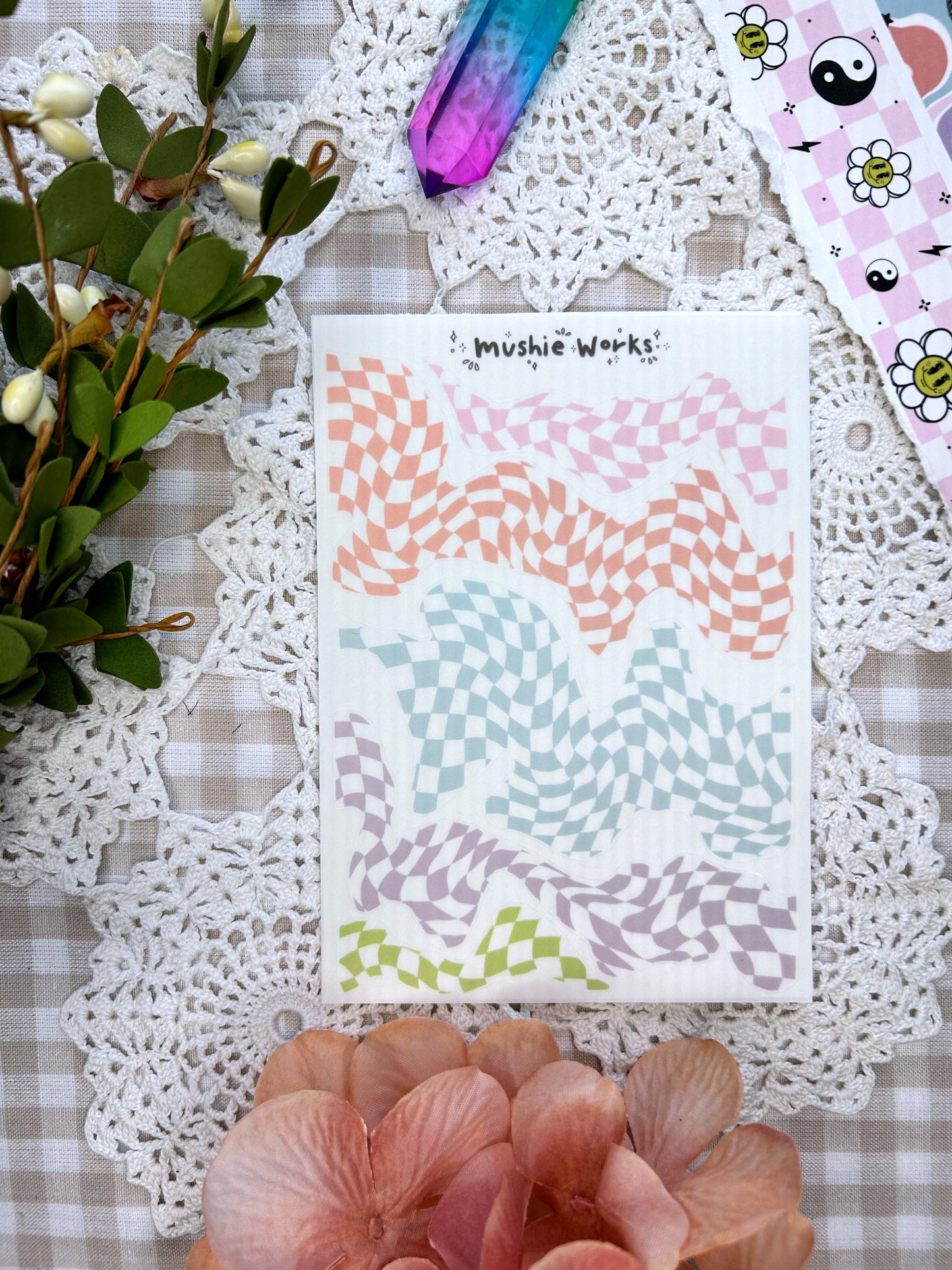 Checkered Swirls