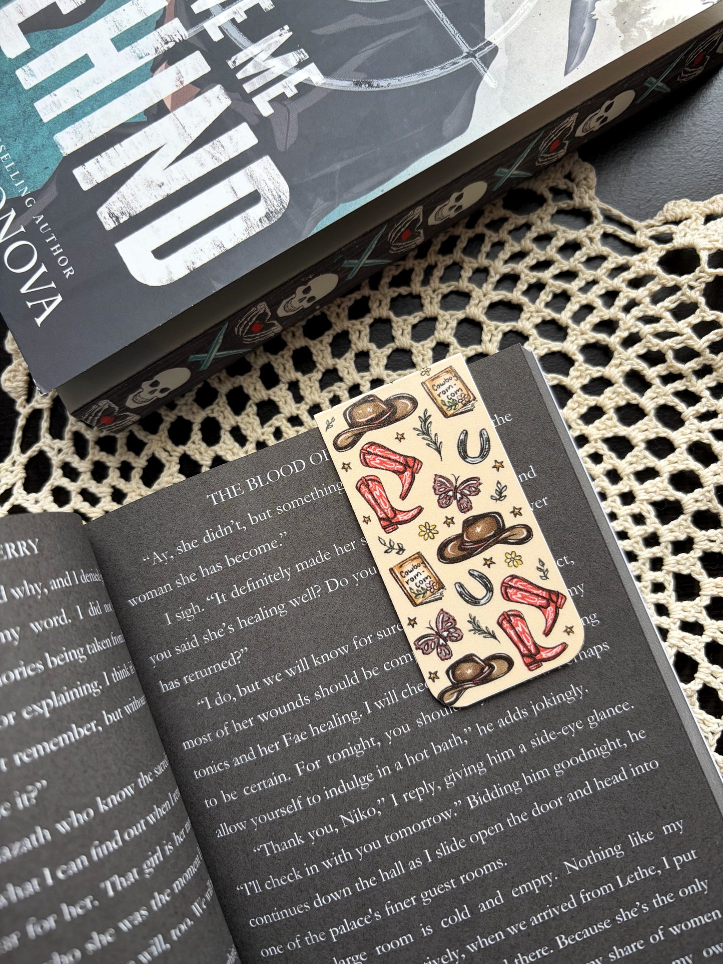 Cowboy Romcom Magnetic Bookmark