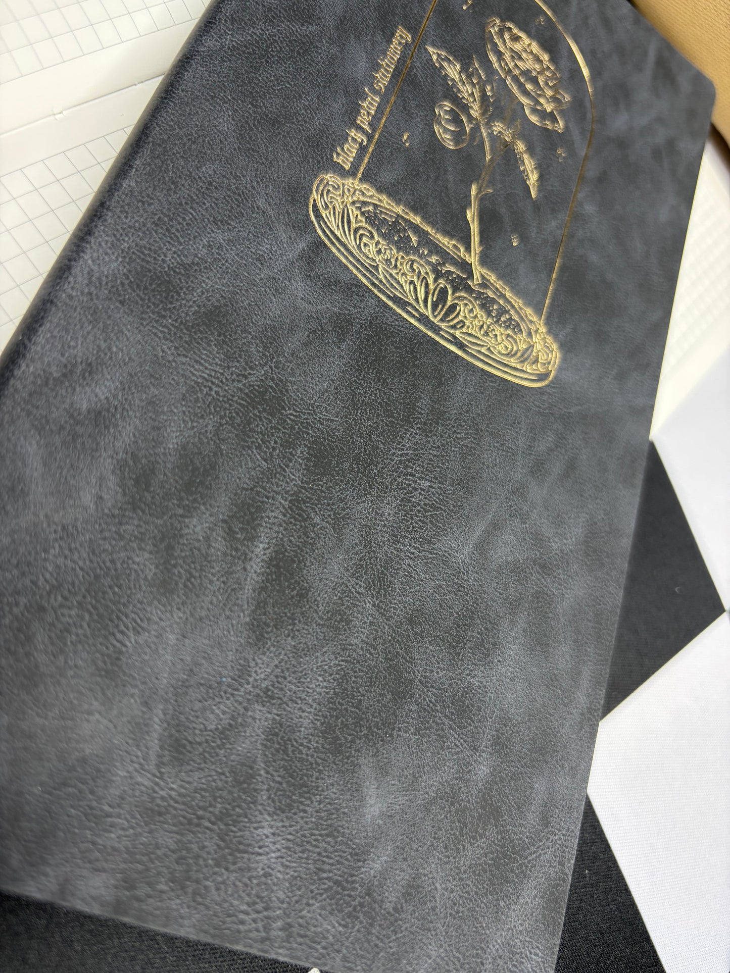 Smokey Wilting Petal Travelers Notebook