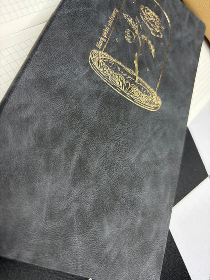 Smokey Wilting Petal Travelers Notebook