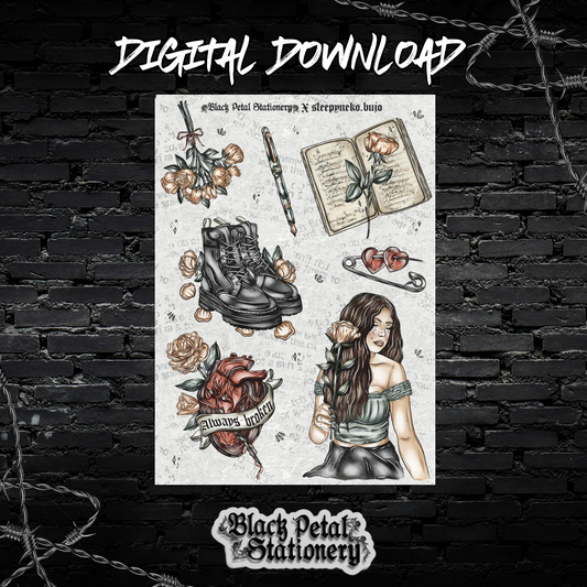 Tears & Roses - Digital Sticker