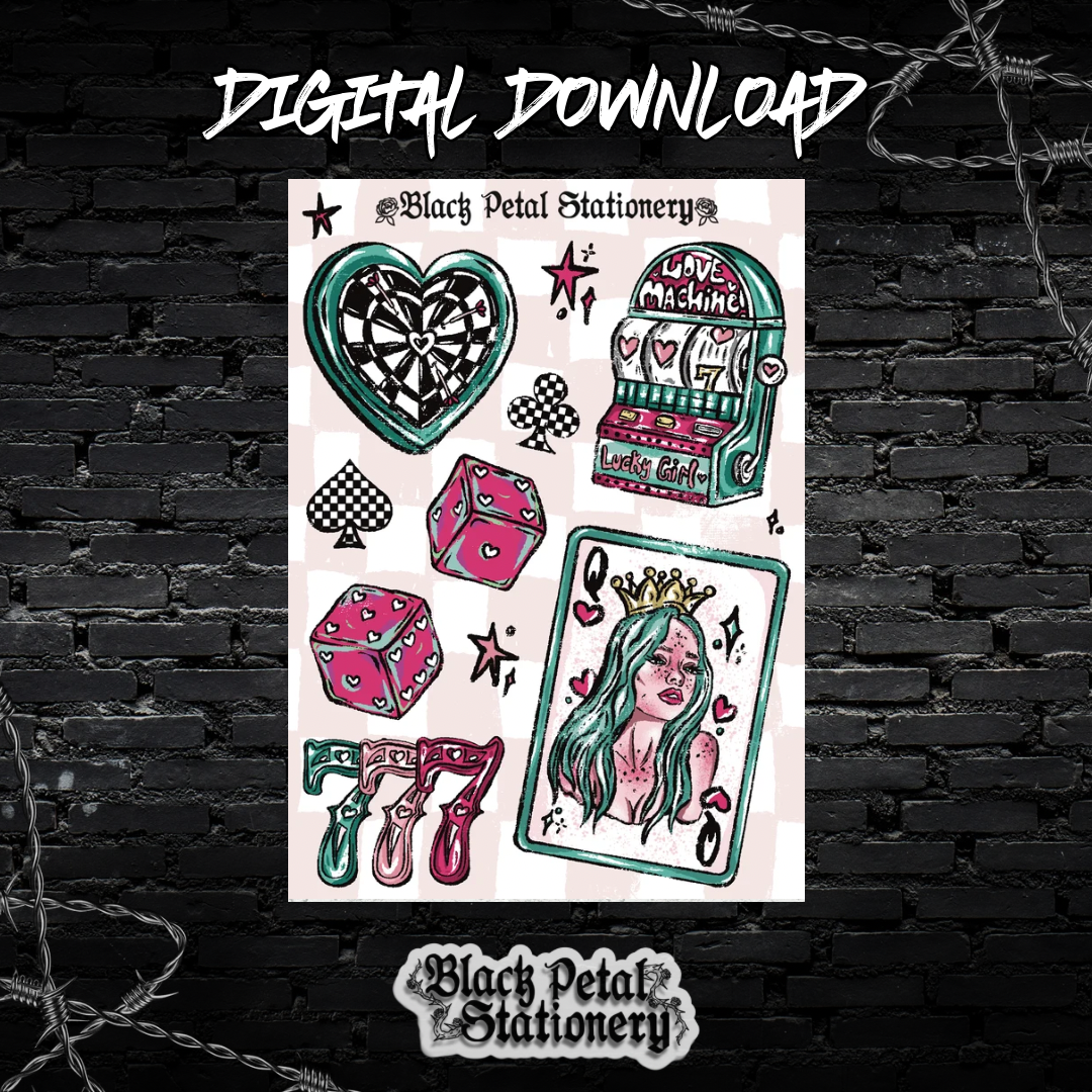 Queen Of Luck - Digital Sticker