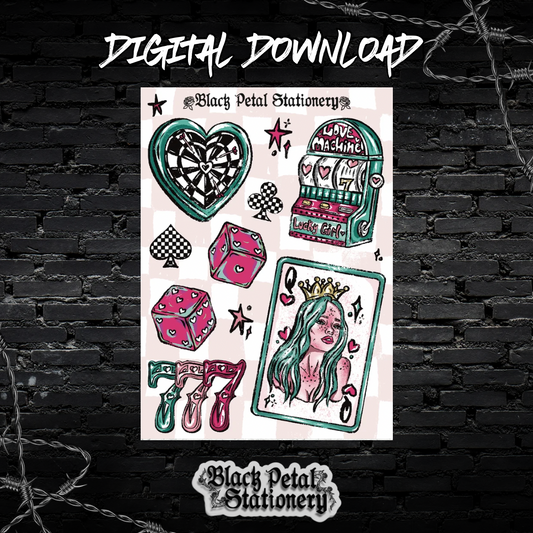 Queen Of Luck - Digital Sticker
