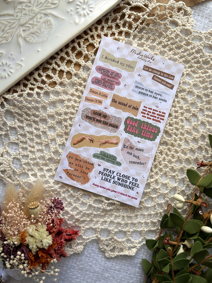 Comfy Cozy Sticker Only Collection