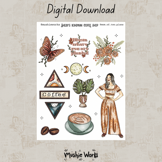 Shelby's Boho Cafe - Digital Download