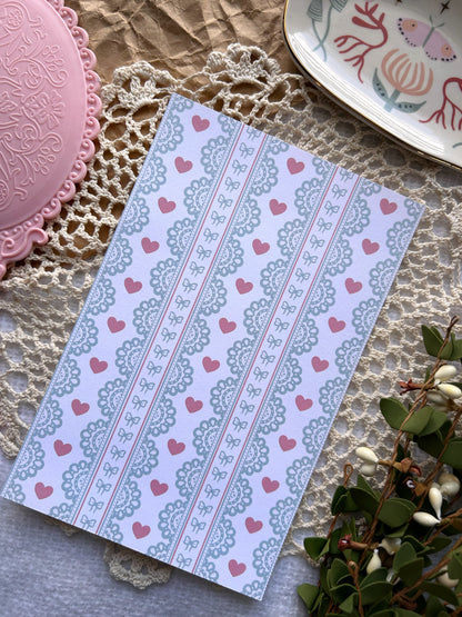 Coquette Lace Scrapbook Paper