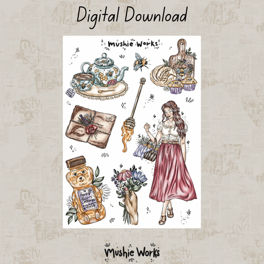 Honey Maiden - Digital Sticker