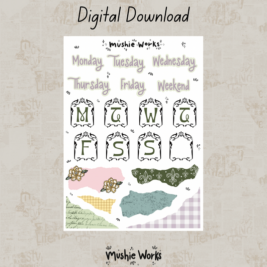 Tiana's Weekly - Digital Sticker