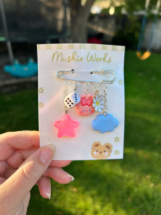 pink bun bun safety pin