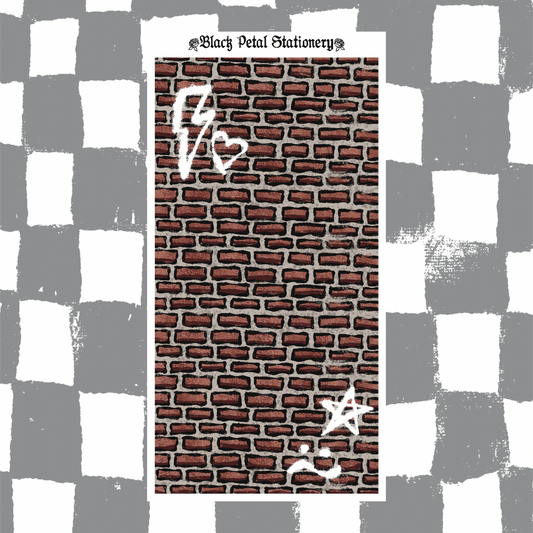 brick wall tn sticker insert