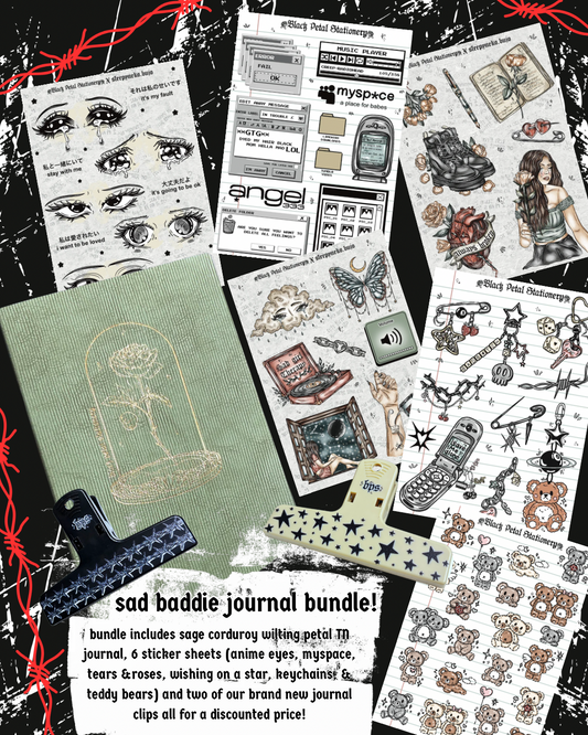 sad baddie journal bundle
