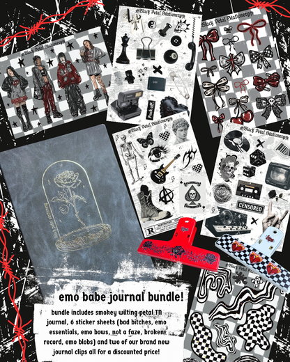 emo babe journal bundle