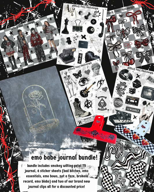 emo babe journal bundle