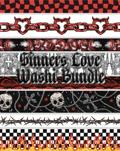 *PRE-ORDER* Sinners Love Washi Tape Bundle