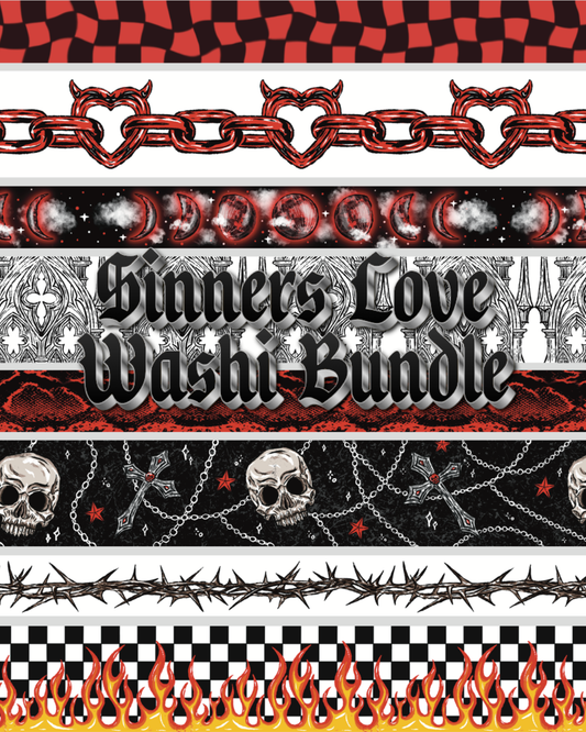 *PRE-ORDER* Sinners Love Washi Tape Bundle